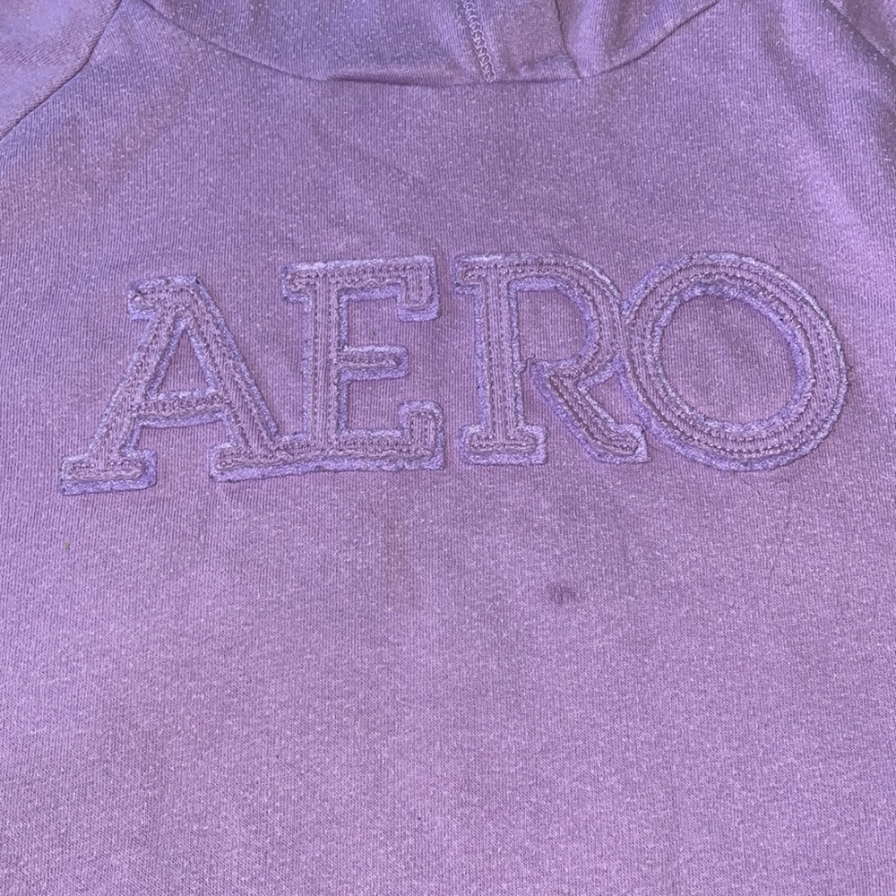 Purple aero postal sweatshirt. - Picture 3 of 7